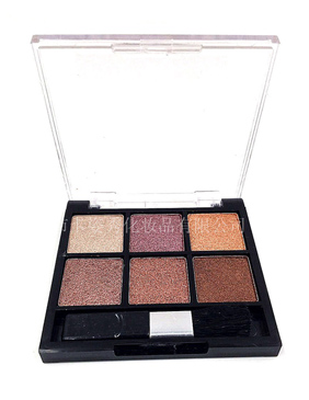 6 colors shimmer eyeshadow